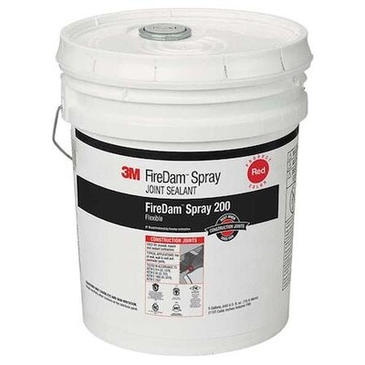 3M Fd200-Red Fire Barrier Sealant,5 Gal.,Red