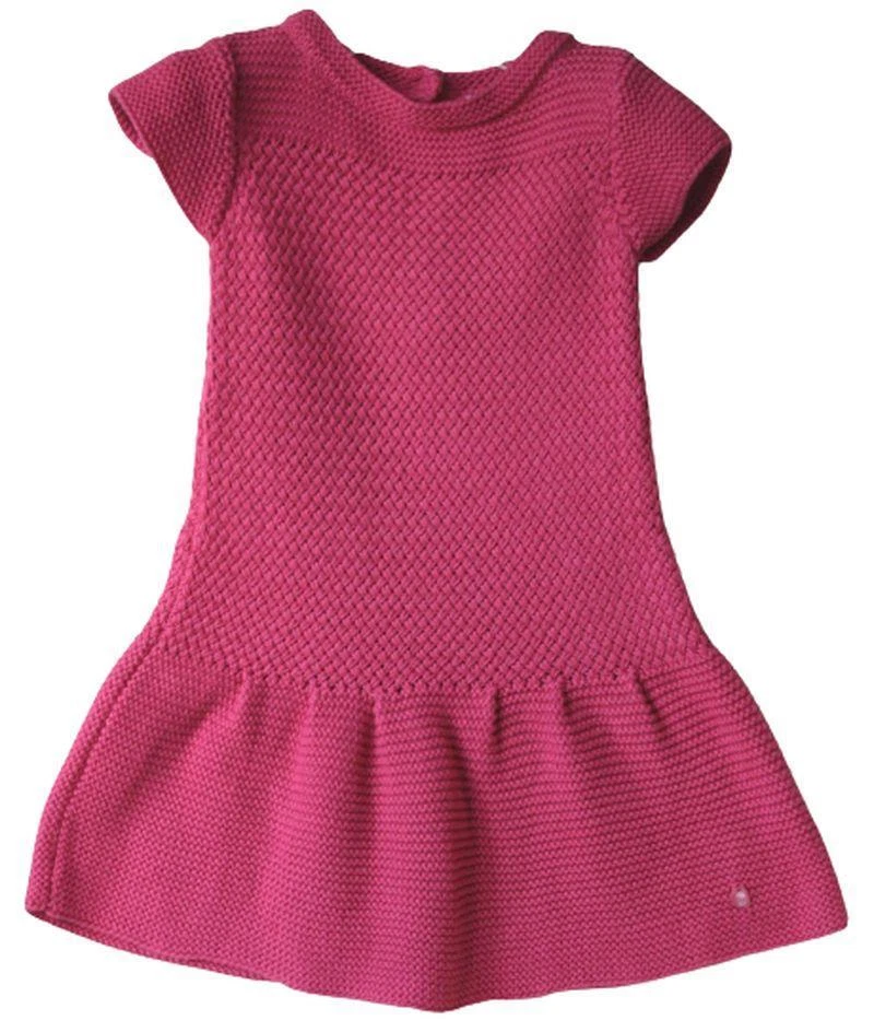 BABY DIOR PINK KNIT DRESS 9 MONTHS