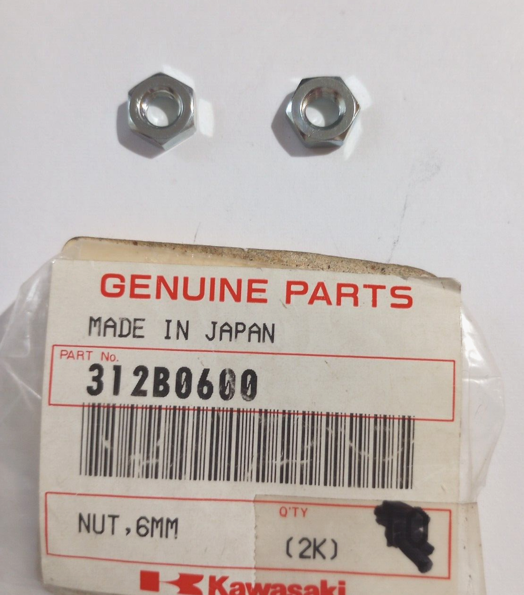 Kawasaki Z1, KZ1000, KE100 Nut 6MM NOS 312B0600 Qty. 2 (L-5965) | eBay