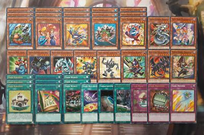 Yugioh Tournament Ready to Play Toon 40 Card Deck Kingdom World
