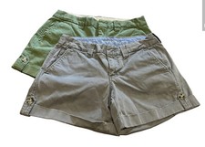 Banana Republic Chino Shorts Lot2 W Size 6 Martin Fit Green  Gray