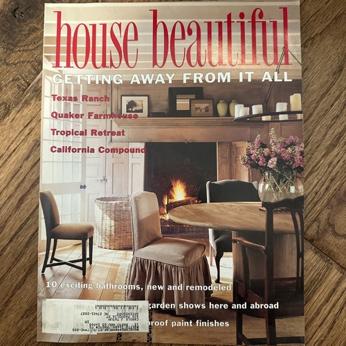House Beautiful 1996 Stingray Hornsby Sandra Nunnerley Richard Hartman VTG Rare - 第 1/2 張圖片