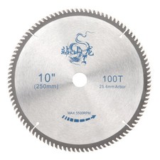 Sierra circular de carburo de 10"" 250 mm hoja de corte dientes con punta de disco para cortar madera