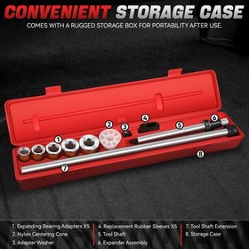 [16Pc] Universal Engine Camshaft Cam Bearing Installtion Removal Insert Tool Kit