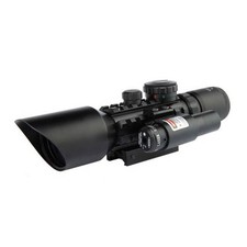 3-10X42E Riflescope M9 3MOA High Spec PCP Air Rifle Scope With Red Laser Sight