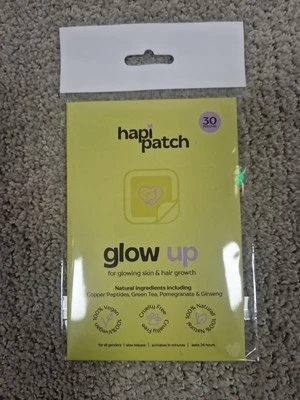 Anthropologie Hapi Patch - Glow Up - Natural Hair Loss Remedy Patches - 30 Pack