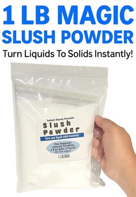 1 LB SLUSH POWDER 16 OZ Joke Liquid Magic Trick Gag Prank Add Water Solid Gell