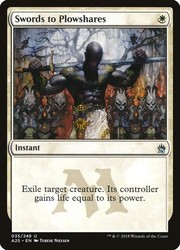 Swords to Plowshares - Masters 25 Uncommon - Magic: The Gathering