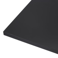 6x6x1/4 Inch HDPE Plastic Sheet High Density Polyethylene Black Solid Block