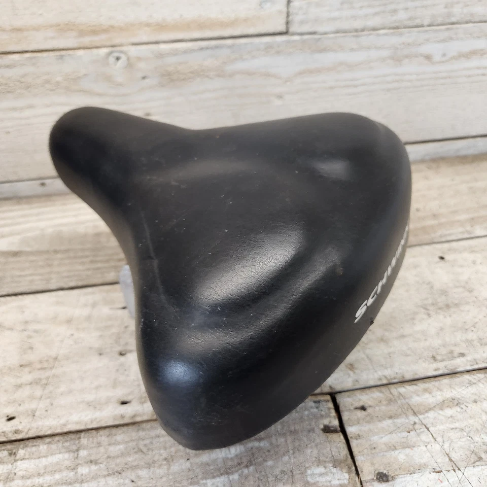 Schwinn Black Chrome Coil Springer Beach Cruiser Saddle Klunker Ratrod - Image 2 of 4