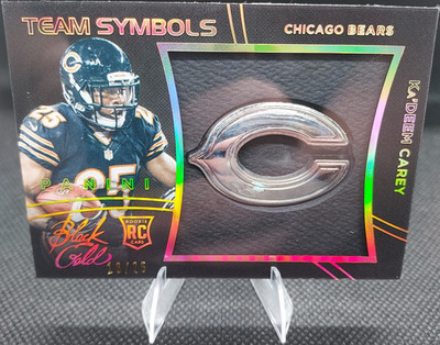 2014 Panini Black Gold Ka'Deem Carey Bears Team Symbols RTS-17 RC #18/25