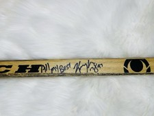 Kris King signed autographed game used hockey stick Phoenix Coyotes, Red Wings