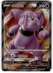 Granbull V (Full Art) 159/172 Brilliant Stars Ultra Rare