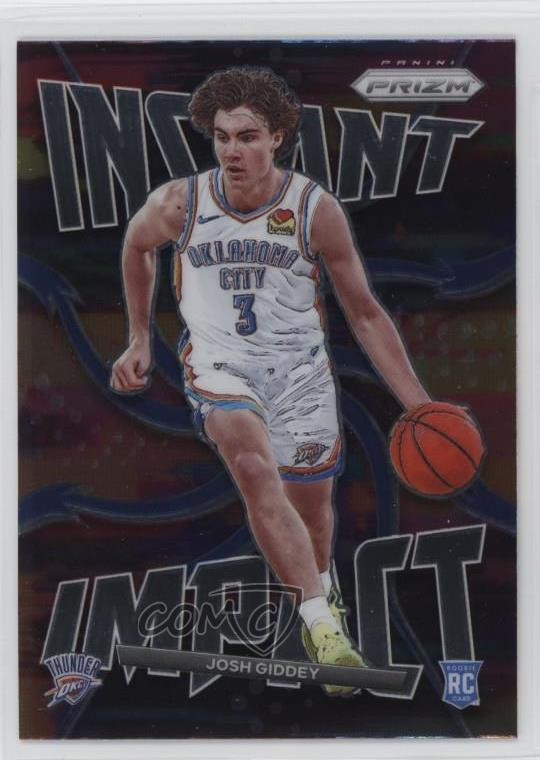 2021-22 Panini Prizm Instant Impact Josh Giddey #4 0p6