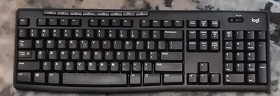 NO USB RECEIVER Logitech K270 Wireless Keyboard Windows/MAC Full Number Pad