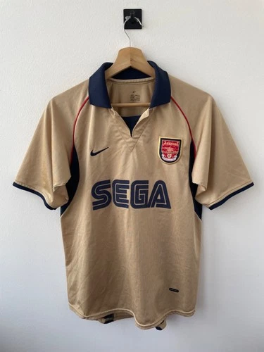 Authentic ARSENAL LONDON 2001/2002 AWAY FOOTBALL SHIRT JERSEY CAMISETA NIKE SEGA