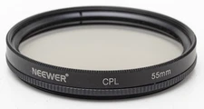 Neewer CPL Polarizing Filter Polarizer 55mm 55 MM