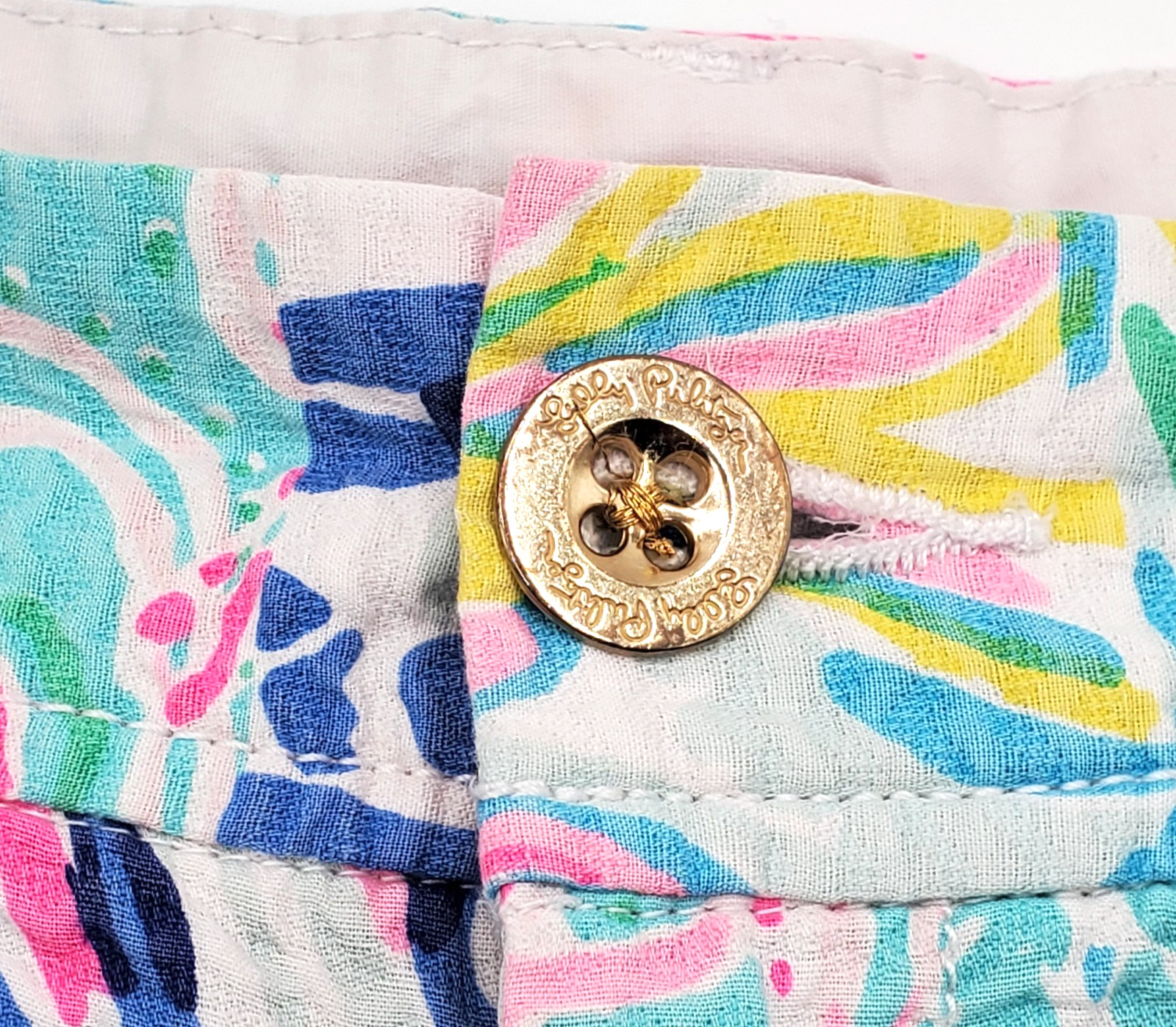 Lilly Pulitzer Patchwork Style Multicolor Floral … - image 3