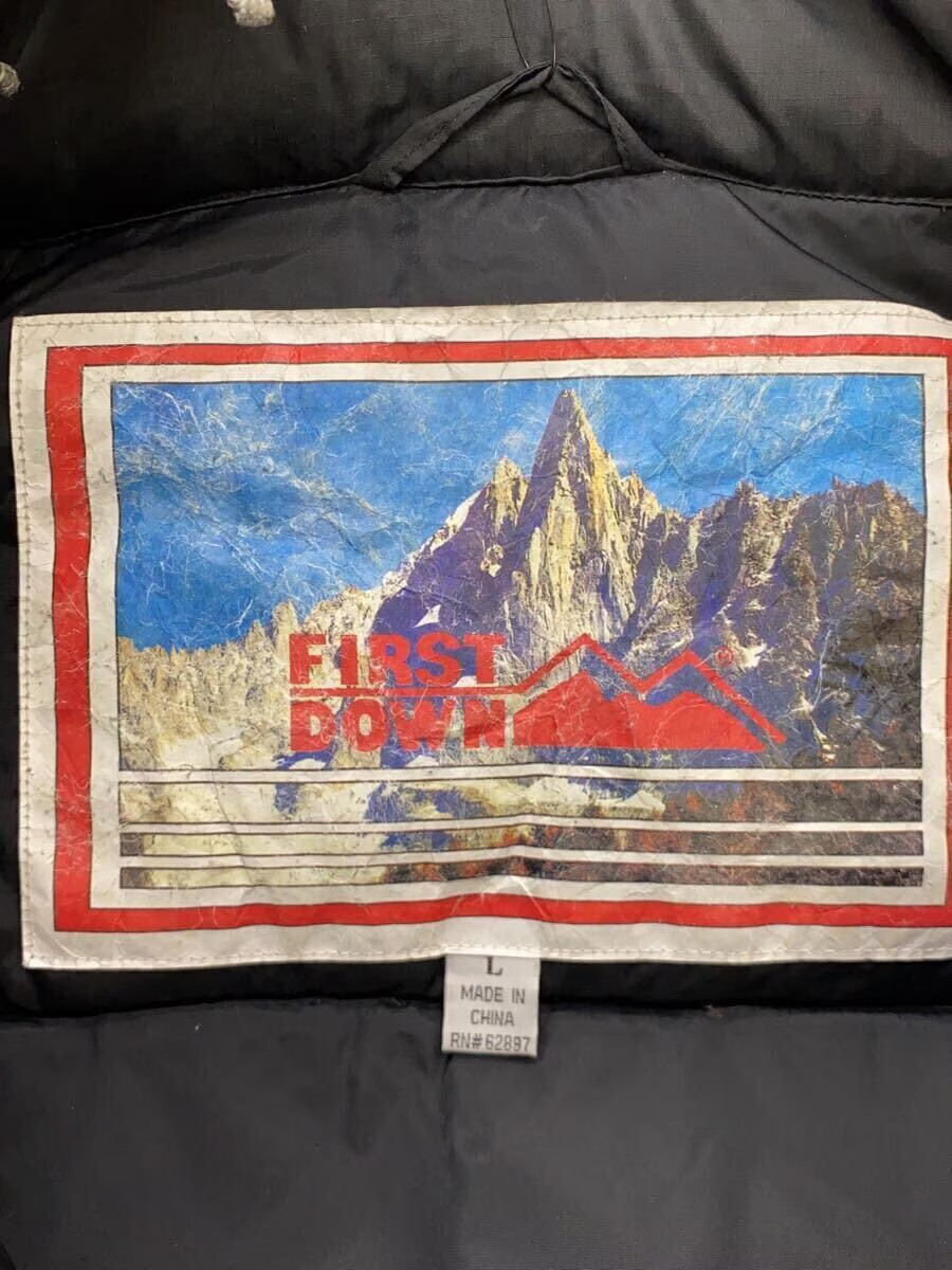 FIRST DOWN 90s Duck Down Jacket, Size L, Nylon, B… - image 3