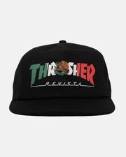 Thrasher Mexico Revista Black Snapback Hat