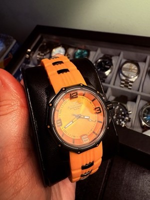 Aquaswiss Women s Watch MOD1003 Vessel M Orange Swiss Ronda Movement Brand New