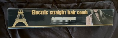 Electric Straightening Comb-Hot Pressing Travel Size, Ironing Hair/Hot Teeth NIB