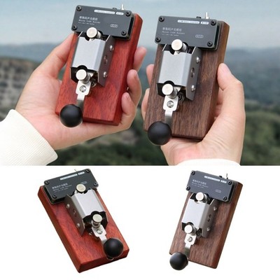 CW Paddles Telegraph Key For Morse Code Practice Floating Suspension Bearing