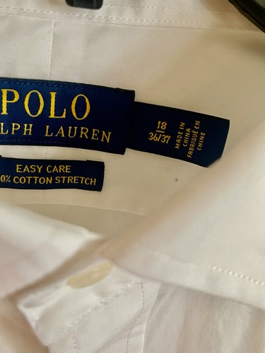 Polo Ralph Lauren camicia uomo 18 vestibilità personalizzata Dobby bottoni manica lunga cotone - Foto 10 di 18