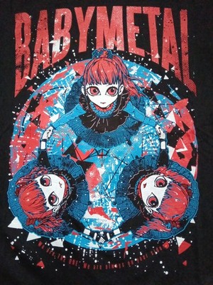 BABYMETAL Tokyo Dome Memorial KxOxD T-Shirt 2016 Size L Official Rare 【JAPAN】