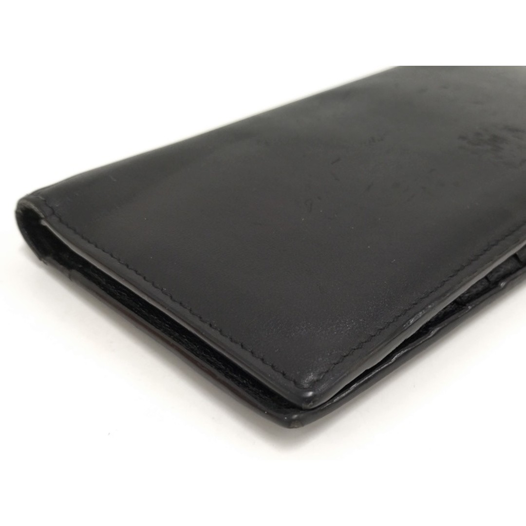 Balenciaga Bifold Long Wallet Logo Leather Black Used SKAI-0 thumbnail 6