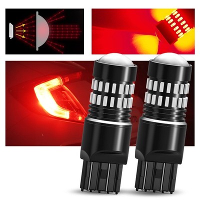 AUXITO 7443 7444 7440 7441 LED Bulbs Brake Stop Light Lamp Red Super Bright 3157