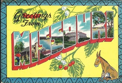 MISSOURI, MULTIVIEW FORD-OUT PACK, SOUVENIR IMAGES