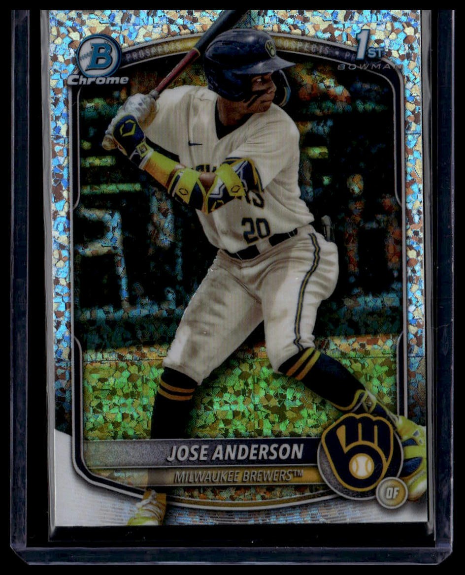 2025 Bowman Chrome #BCP-193 Jose Anderson Prospects Mini-Diamond