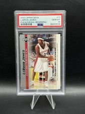 Lebron James 2003-04 Upper Deck Phenomenal Beginnings #17 Rookie card PSA 10. rookie card picture