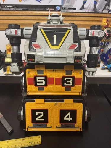 Vintage 1997 Power Rangers Turbo Artillatron Carrier Zord Bandai MMPR with box