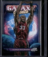 2023-24 Topps Chrome Cosmic #GG-23 Alonzo Mourning Galaxy Greats