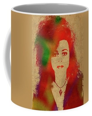 Harry Potter Bellatrix Lestrange Watercolor coffee mug collectible memorabilia