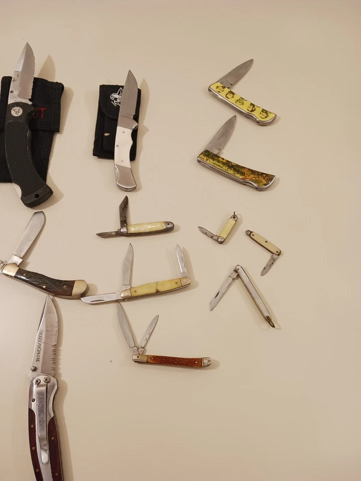 Lot 18x Pocket Knives Old Timer Uncle Henry Cutlery Winchester Minis Vintage - Image 2 of 4