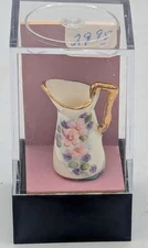 NIB Ni-Glo Nicole Minnick 1:12 Scale Dollhouse Miniature Porcelain Pitcher