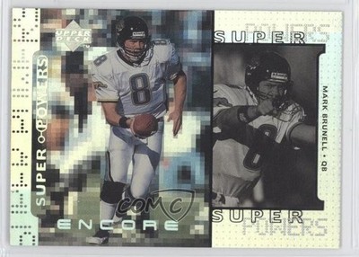 1998 Upper Deck Encore Super Powers Mark Brunell #S7 0h5