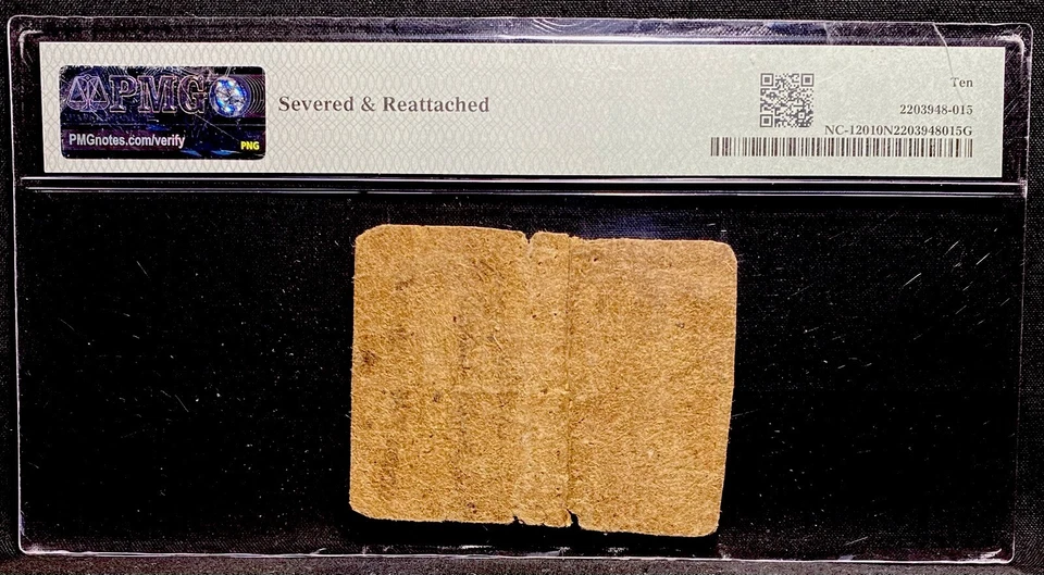 1761 NORTH CAROLINA American Revolution Colonial Currency Bank Note, NC-120 PMG - Image 3 of 4