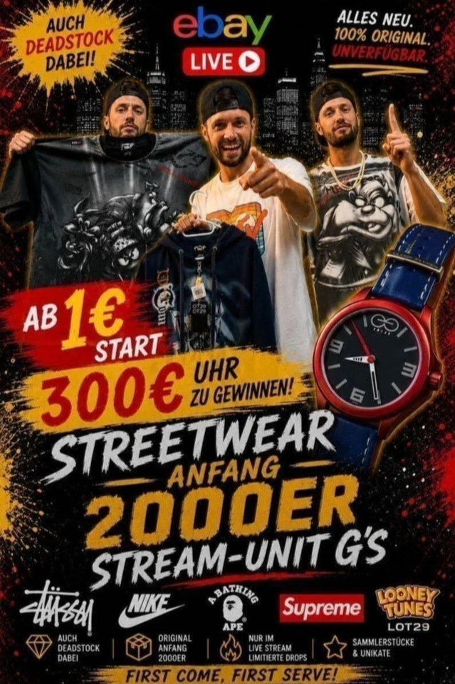 2000s Streetwear 🔥 Seltene Hip-Hop & Skater Fashion, Sneaker - Alles Neu!