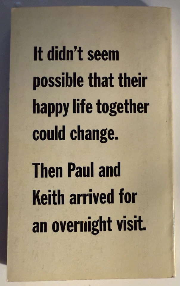 MOSTLY MALE 1974 JESS BALLARD - CAMEO VINTAGE PULP NOVEL GAY INTEREST RARE - Image 2 of 2