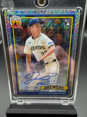 2026 Topps- Topps Chrome Silver Pack Mojo Auto Jacob Misiorowski #91C-54 /299