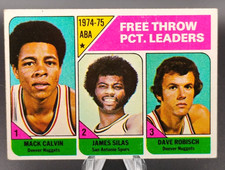 1975-76 Topps Basketball #224 '74-'75 ABA Free Throw Leaders