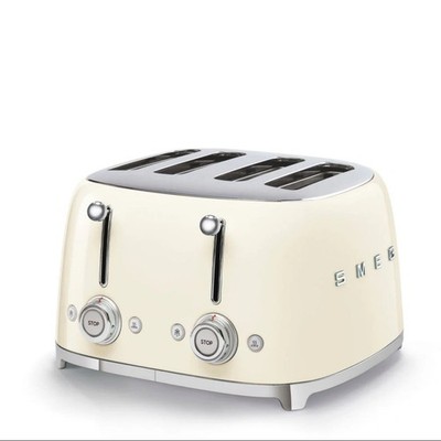 SMEG 4-Slice Retro Style Toaster [TSF03], Various Colors, NEW