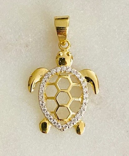 Acquista Ciondolo Da Donna Ninfa In Taglio Rotondo 0.16 Carati , Oro Giallo 375 Diamante - Foto 5
