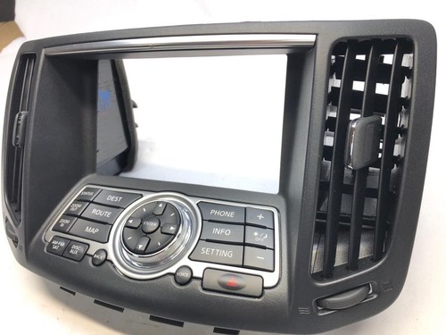 2015 Infiniti Q40 Radio Controls Navigation Buttons Trim Bezel OEM 28395-1UF2A - Picture 7 of 12