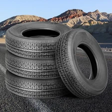 4 ST205/75R15 Trailer Tires HALBERD 205 75 15 8PR Radial Heavy Duty Long-Lasting