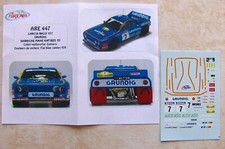 LANCIA RALLY 037 RALLYE ANTIBES 1986 BERNARD DARNICHE DECALS ARENA AU 1/43